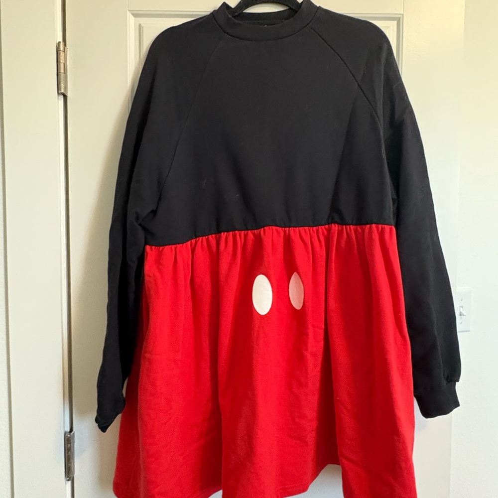 Lazy Oaf Black Disney Sweatshirt Dress